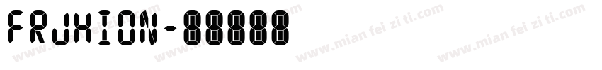 FRJHION字体转换