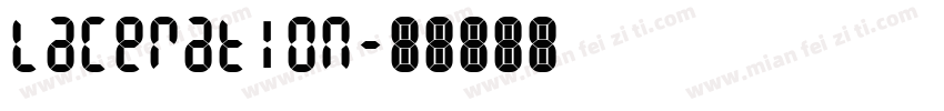 Laceration字体转换
