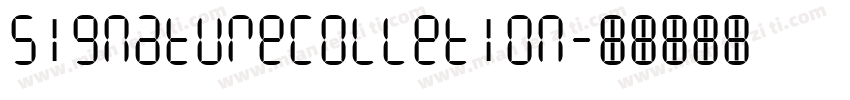 signaturecolletion字体转换