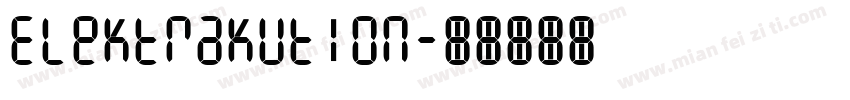 Elektrakution字体转换
