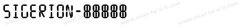 SIGERION字体转换