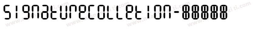 signaturecolletion字体转换