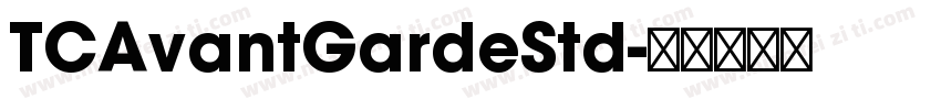 TCAvantGardeStd字体转换