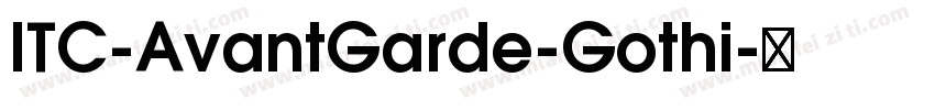 ITC-AvantGarde-Gothi字体转换