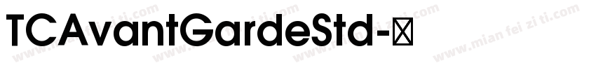 TCAvantGardeStd字体转换