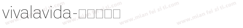 vivalavida字体转换