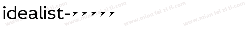 idealist字体转换