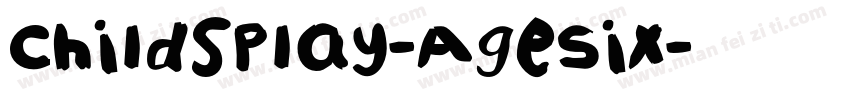 ChildsPlay-AgeSix字体转换