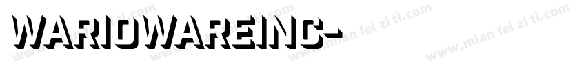 WarioWareInc字体转换