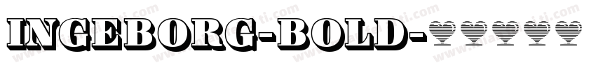 Ingeborg-Bold字体转换