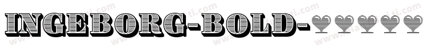 Ingeborg-Bold字体转换