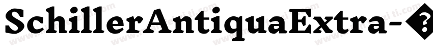 SchillerAntiquaExtra字体转换