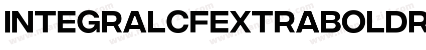 IntegralCFExtraBoldR字体转换