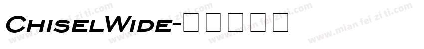 ChiselWide字体转换