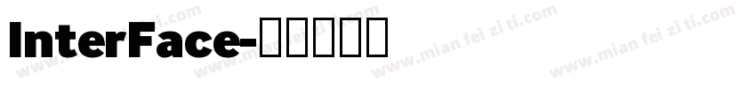 InterFace字体转换