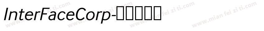 InterFaceCorp字体转换