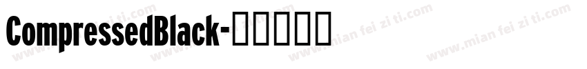 CompressedBlack字体转换
