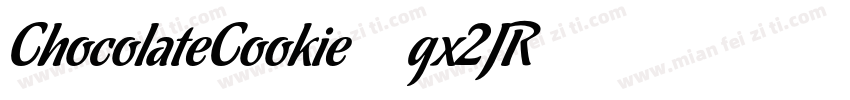 ChocolateCookie-gx2JR字体转换
