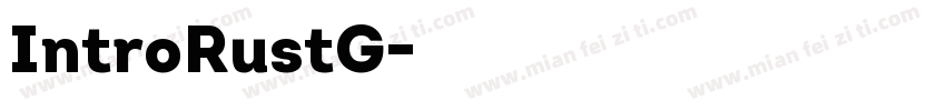 IntroRustG字体转换