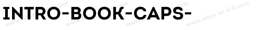 Intro-Book-Caps字体转换
