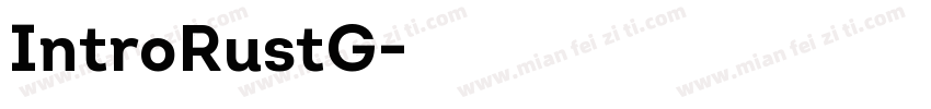 IntroRustG字体转换
