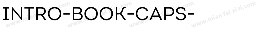 Intro-Book-Caps字体转换