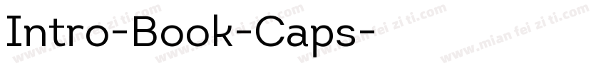 Intro-Book-Caps字体转换