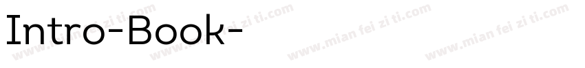 Intro-Book字体转换