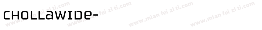 ChollaWide字体转换