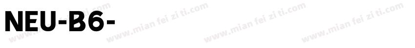 NEU-B6字体转换