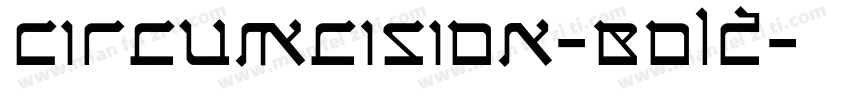 Circumcision-Bold字体转换