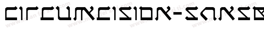 Circumcision-SansBold字体转换