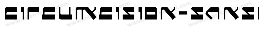 Circumcision-SansBold字体转换