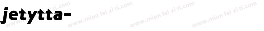 jetytta字体转换
