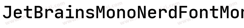 JetBrainsMonoNerdFontMono-Lightttf字体转换