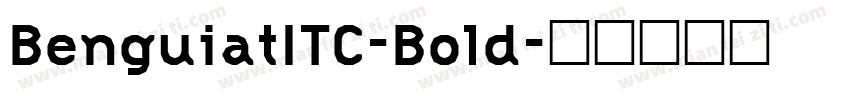 BenguiatITC-Bold字体转换