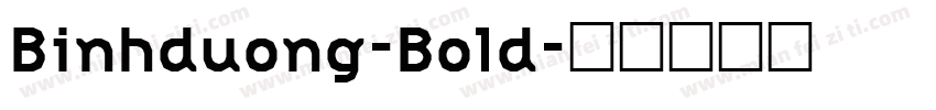 Binhduong-Bold字体转换