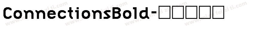 ConnectionsBold字体转换
