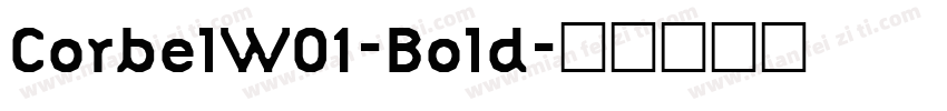 CorbelWO1-Bold字体转换