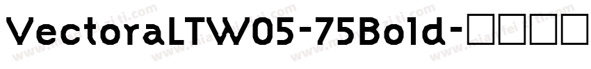 VectoraLTW05-75Bold字体转换
