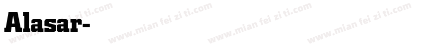 Alasar-Bold字体转换