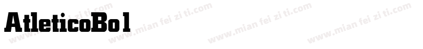 AtleticoBold字体转换