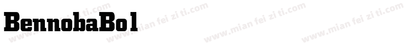 BennobaBold字体转换