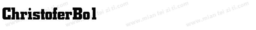 ChristoferBold字体转换