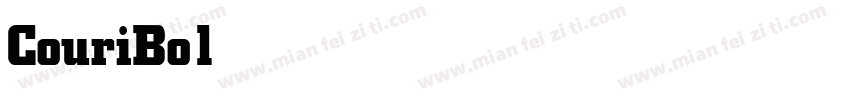CouriBold字体转换