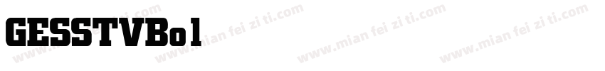 GESSTVBold-Bold字体转换