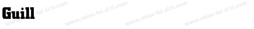 Guillon-Bold字体转换