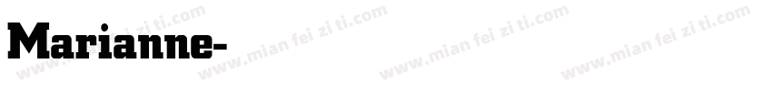 Marianne-Bold字体转换