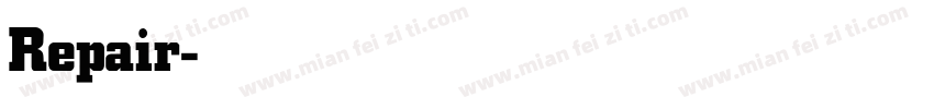 Repair-Bold字体转换
