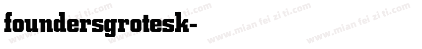 foundersgrotesk-Bold字体转换